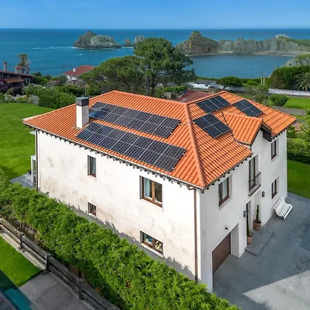 Con Piscina Privada, Jardin Y Vistas Al Mar * Liencres